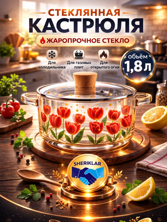 Limonad ichimligi uchun grafinlar va qopqoqli shisha idishlar