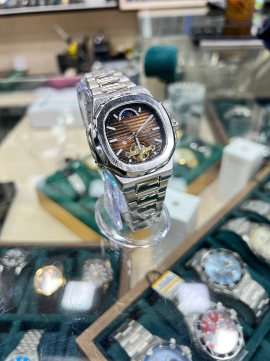 Erkaklar soati. Mexanika. Qo'l soat Patek Philippe erkaklar uchun. Sovg'a qutisida