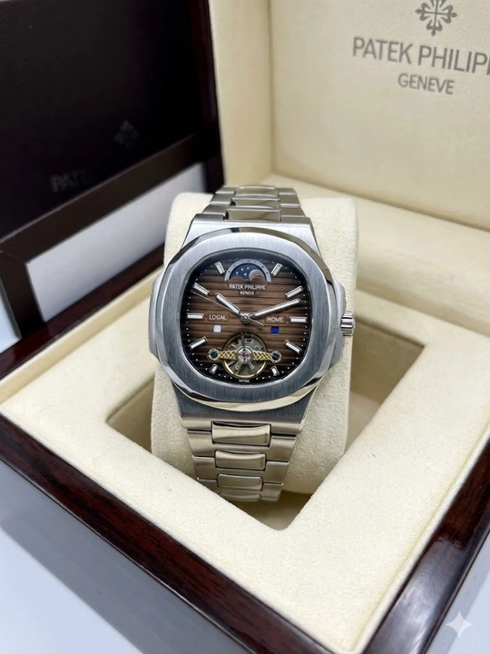 Erkaklar soati. Mexanika. Qo'l soat Patek Philippe erkaklar uchun. Sovg'a qutisida