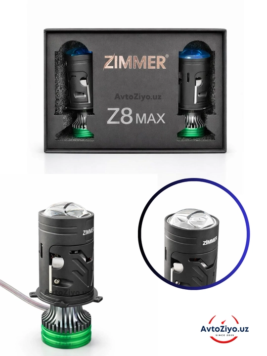 BI-LED Автомобильные лампы Zimmer Z8max, 85 Вт, H4