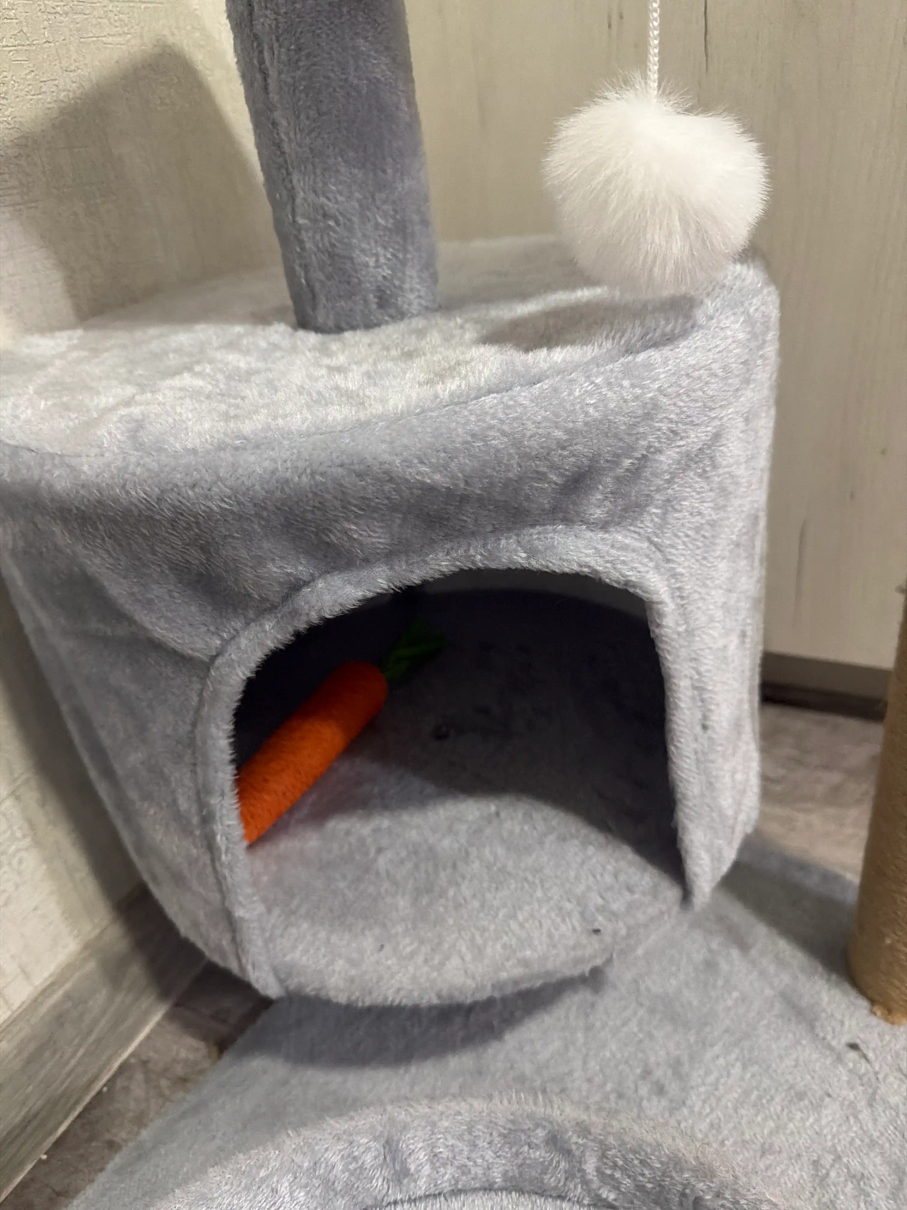 Игровой комплекс, для кошек, с когтеточкой, лежанка, домик для кошек