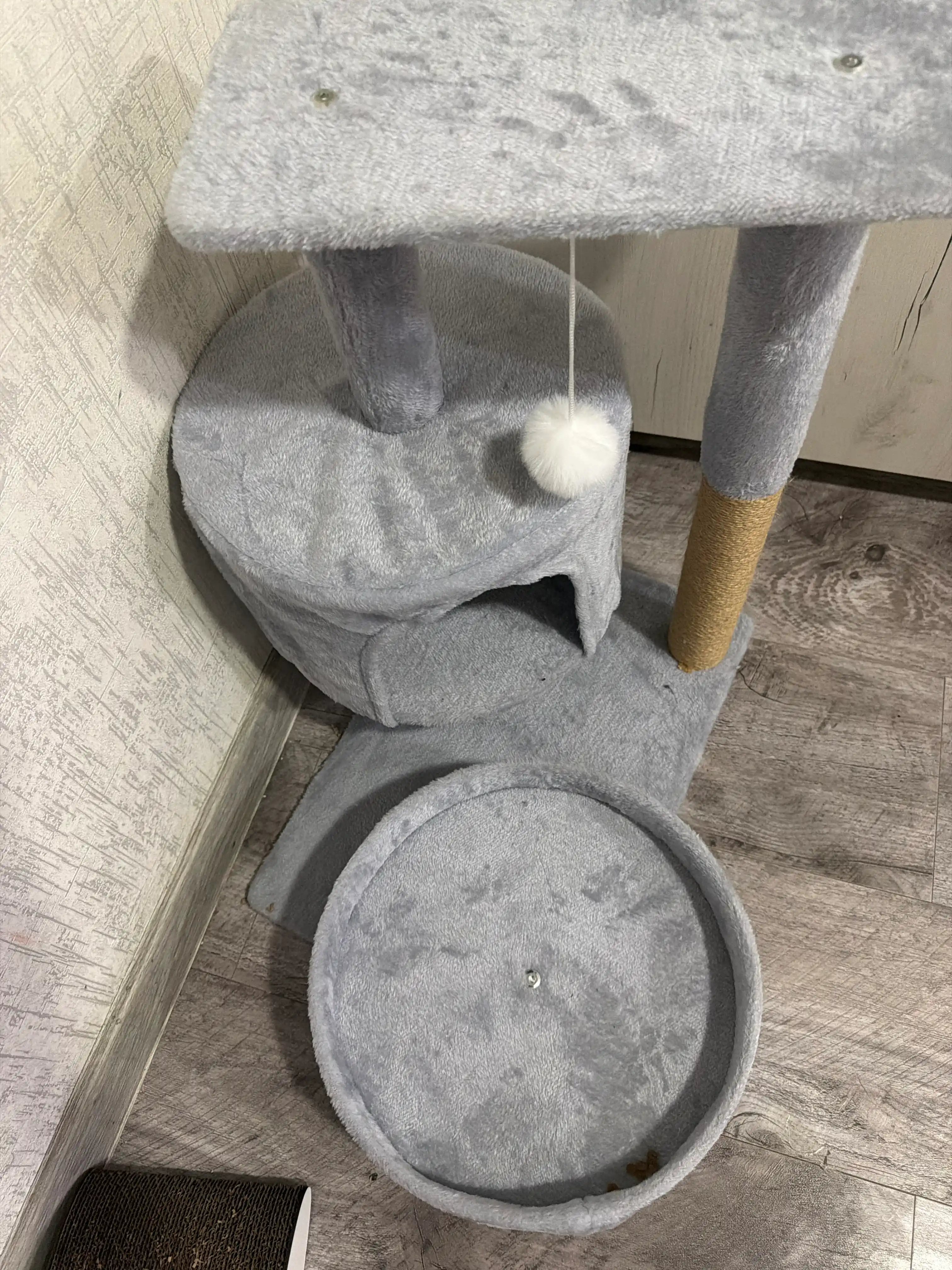Игровой комплекс, для кошек, с когтеточкой, лежанка, домик для кошек