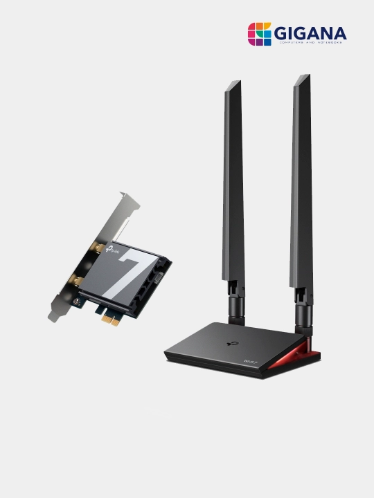 TP-Link Archer TBE550E — BE9300 WiFi 7 Tri-Band PCIe сетевой адаптер с Bluetooth 5.4