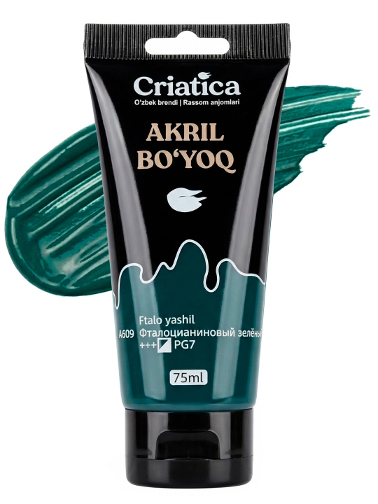 CRIATICA badiiy akril bo'yog'i, professional, 75 ml tuba - 