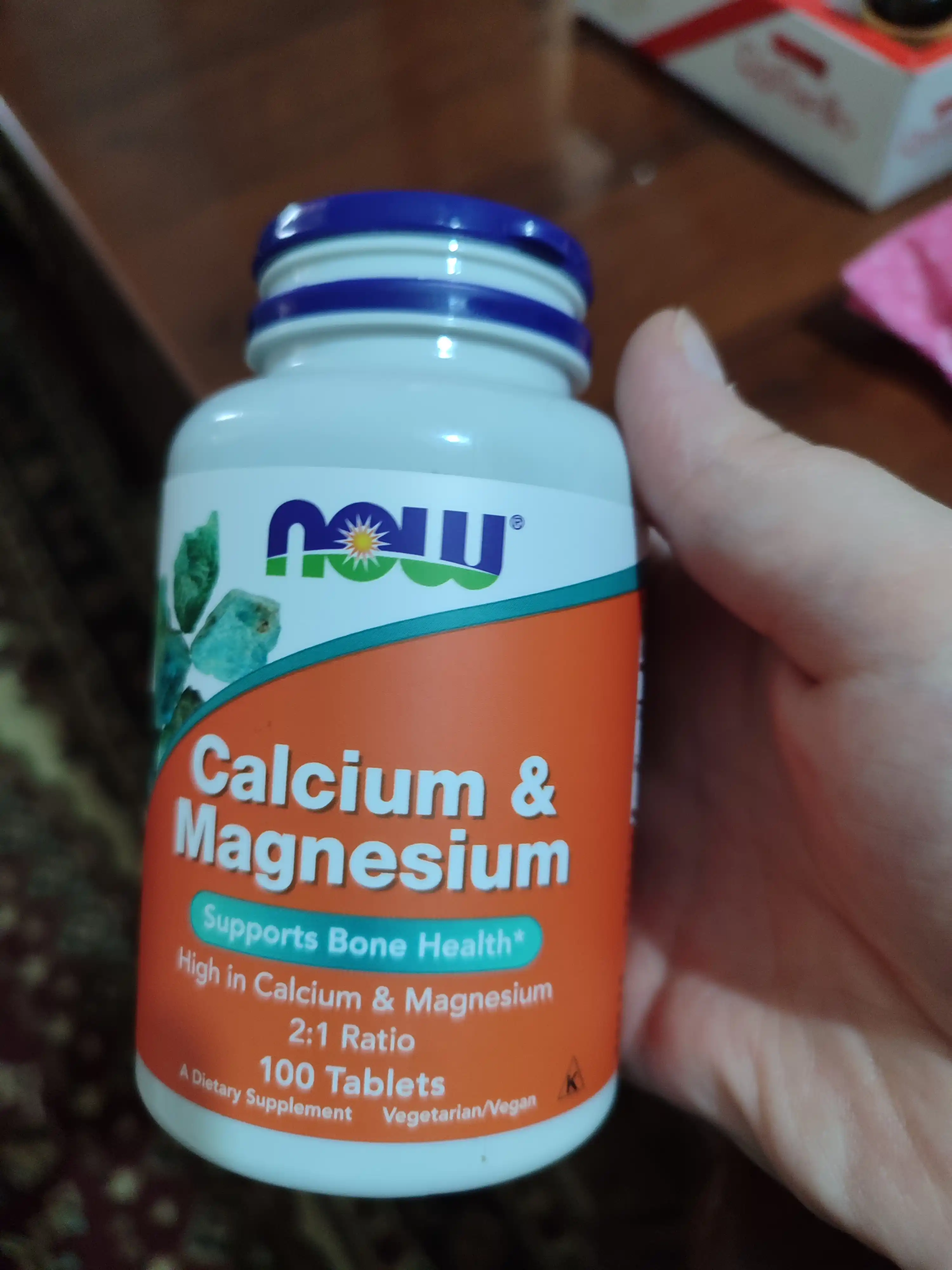 NOW Foods, Kalsiy va Magniy, tabletkalarda