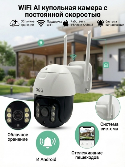 Камера безопасности Deli S103