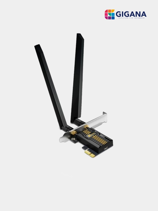 TP-Link Archer TBE400E — BE6500 Tri-Band Wi-Fi 7 Bluetooth 5.4 PCI Express адаптер - 
