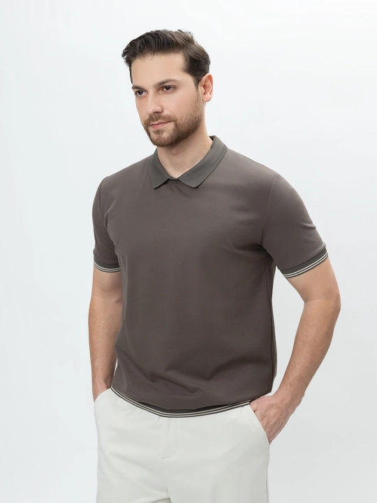 TERRA PRO Erkaklar polo kalta yengli SS25CR2-17-21977 - 