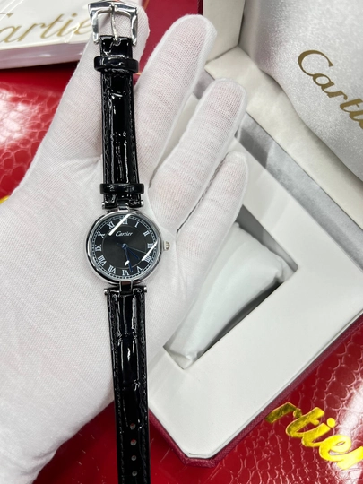 Женские наручные часы Cartier для вас и ваших близких, в подарочной упаковке — NEWATCH-CARTIER-ЧЕРН