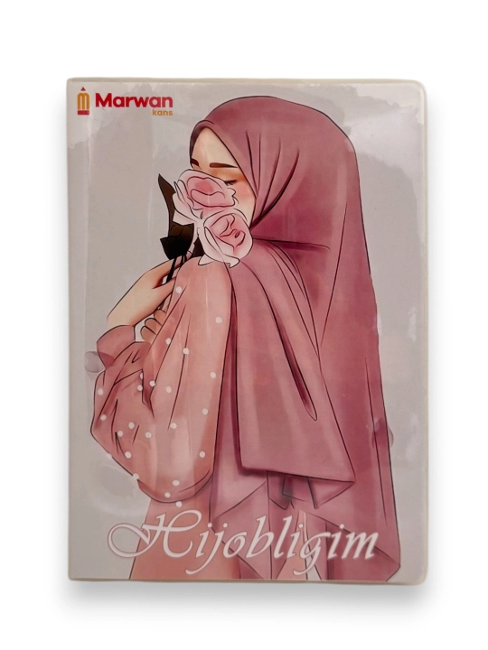 Daftar, A5, katakli, 48 varaq, shaffof muqovali Hijobligim - 