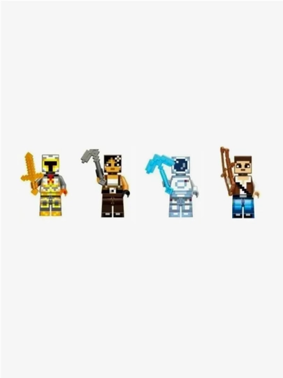 Minecraft, Garri Potter, Superqahramonlar haykallari to'plami