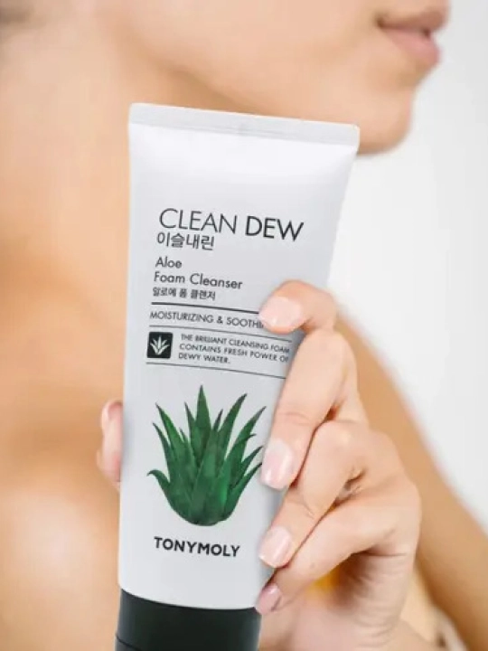 Пенка для лица TonyMoly Clean Dew, алое, 180 мл