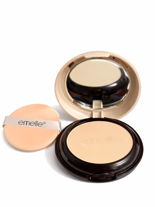 Пудра для лица Emelie BB/HD компактная Matte Powder, SPF, матовая, стойкая