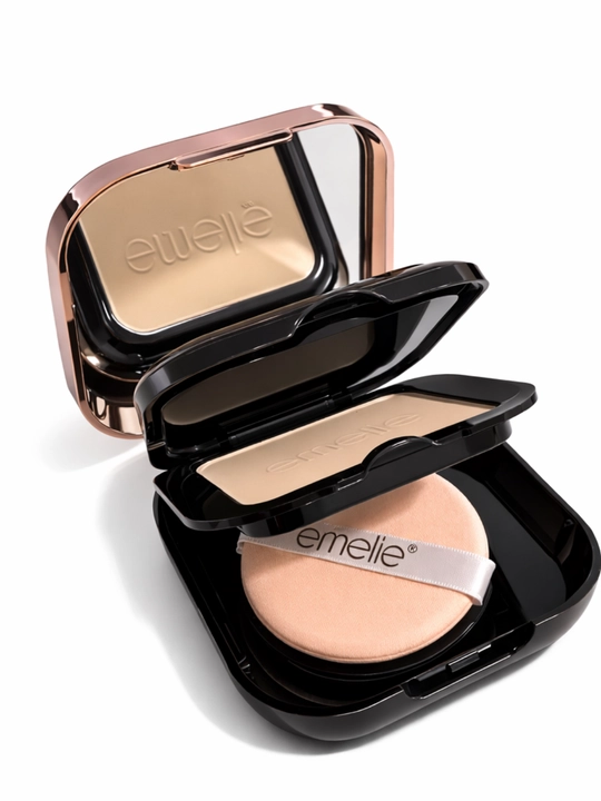 Пудра для лица Emelie BB/HD компактная Matte Powder, SPF, матовая, стойкая