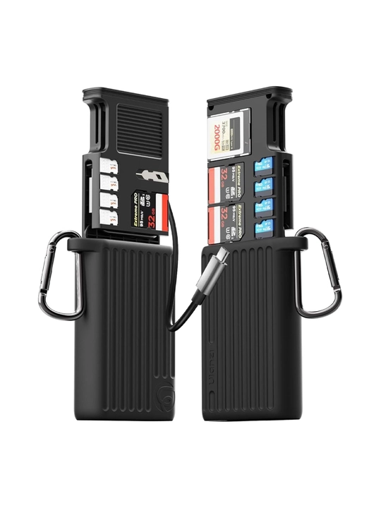 ULANZI MCR-02 кардридер и кейс для SD/CFexpress карт, USB-C, 10Gbps - 