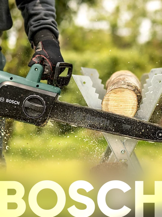 Elektr sepli arra Bosch UniversalChain 40 (1800Vt): xavfsizlik uchun tepish tormozi