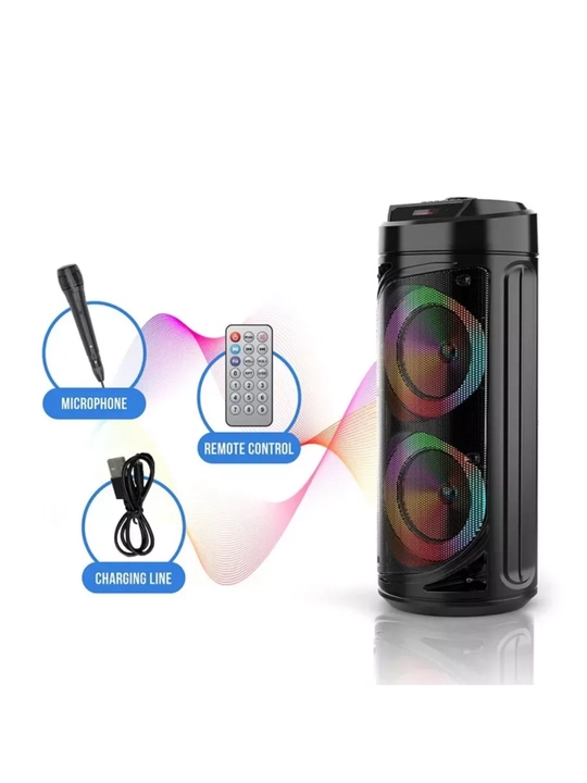 ZQS 6212 Караоке колонка — Bluetooth, микрофон и мощный звук
