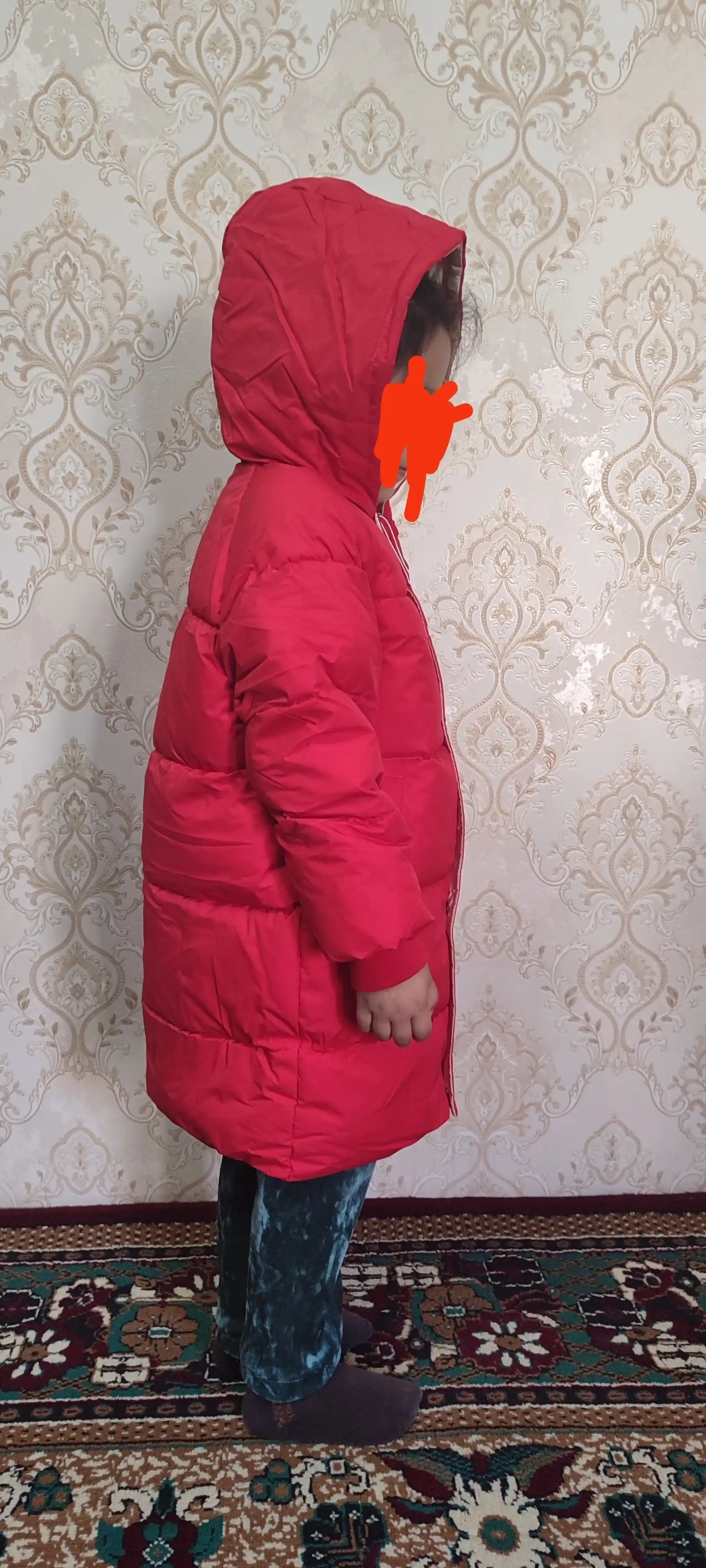 3-9 yoshli qizlar va o‘g‘il bolalar uchun qishki bolalar kurtkasi