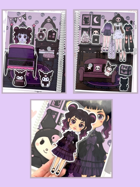 Игровой альбом на липучках Домик KUROMI