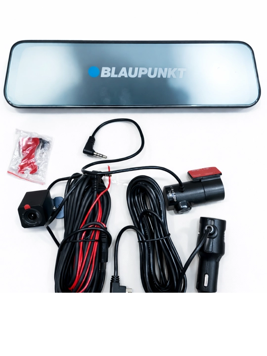 BLAUPUNKT Avtomobil DVR Ko‘zgusi – Old va Orqa Kamera, Full HD - 