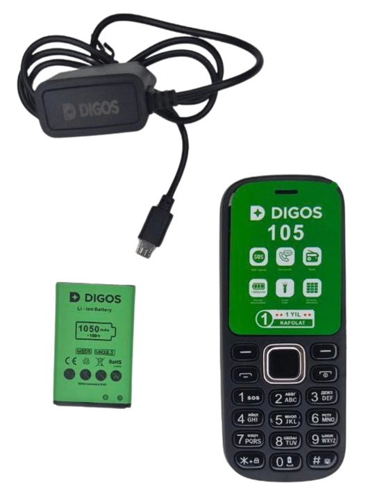 Mobil telefon Digos 105, 2 sim karta Imei dan otgan. zarydakasi bor. Batarey 1000mAs