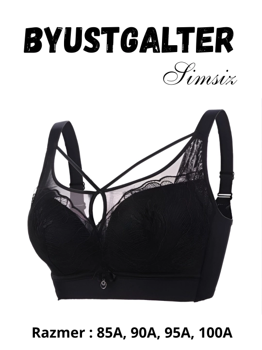 Ayollar uchun simsiz katta o'lchamli byustgalter, silliq
