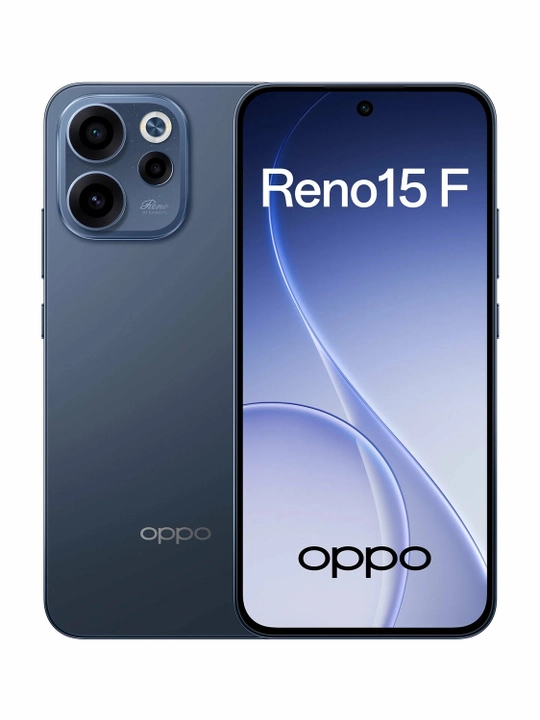 Смартфон OPPO Reno15 F 5G 12/512GB, Aurora Blue, Twilight Blue, 1 год гарантии