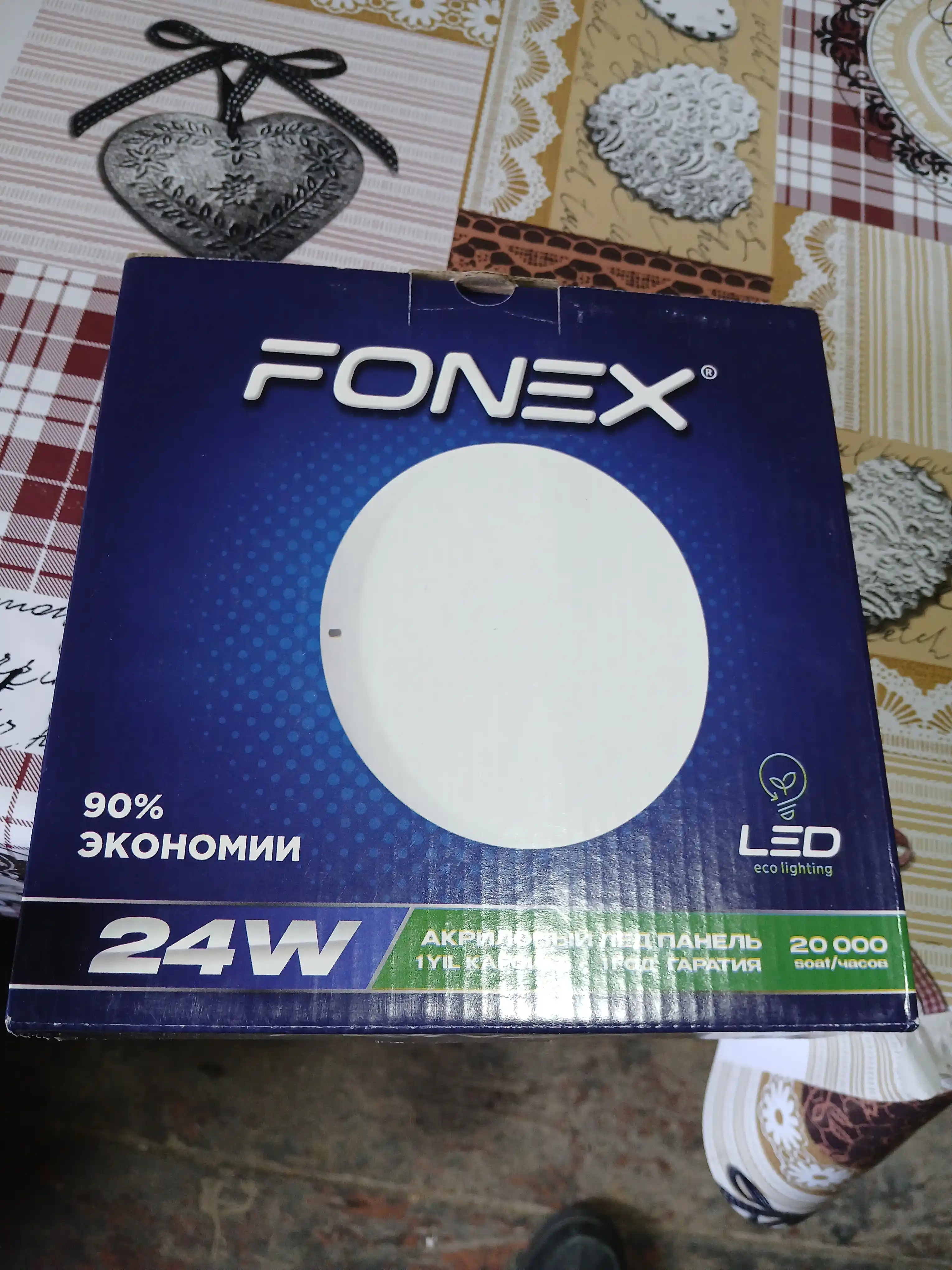 Tashqi o'rnatiladigan akril LED panel FONEX, 18-24-36-48 V