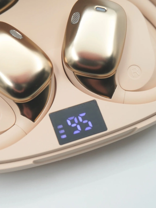 C35 Open Ear simsiz quloqchinlari, quloq suprasi va LED displeyli (Bluetooth 5.3)