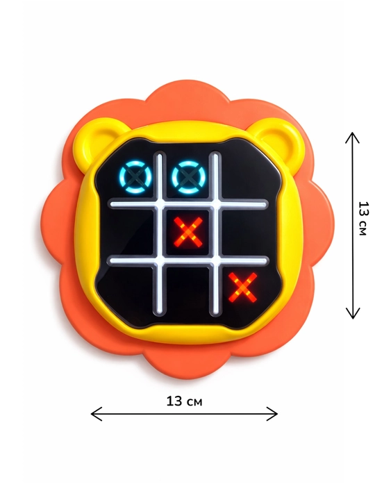 Bolalar uchun jirafa mini-konsolini rivojlantiruvchi Tic-Tac-Toe krest-nolik elektron o‘yini