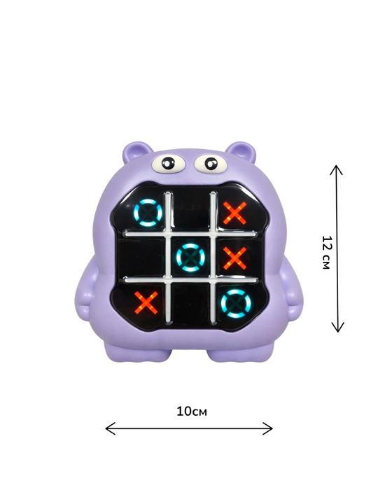 Bolalar uchun jirafa mini-konsolini rivojlantiruvchi Tic-Tac-Toe krest-nolik elektron o‘yini