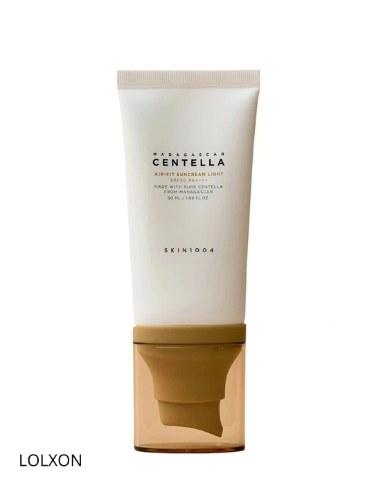 Гипоаллергенный SPF крем с экстрактом центеллы Madagascar Centella Air-Fit Suncream Light