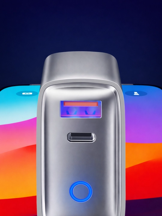 Адаптер 20W с двумя портами QC3.0 + PD USB-A / USB-C