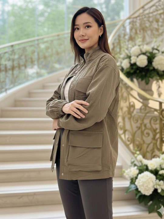 Vetrovka ayollar va qizlar uchun, kalta, yengil kurtkalar standart 46,48,50 o'lchamga mos