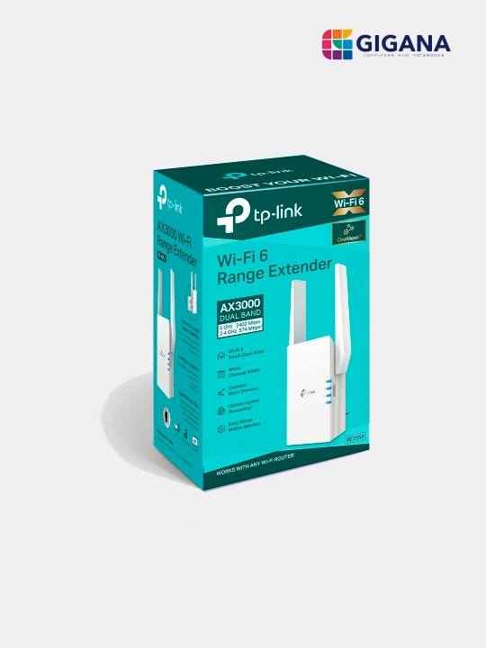 TP-Link Archer RE705X — AX3000 Dual-Band Wi-Fi 6 усилитель, точка доступа - 