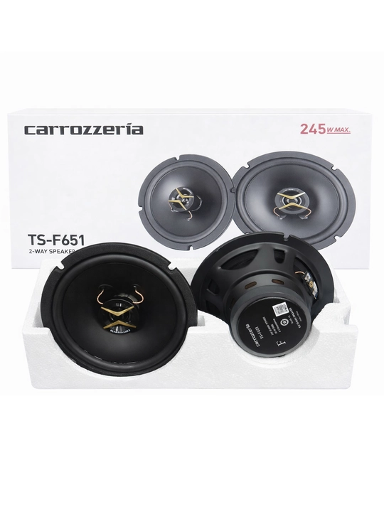 Carrozzeria TS-F651 Avtomobil Kolonkasi – 16.5 sm, 245W (2 dona)