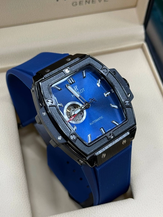 Erkaklar qo'l soati hublot, mexanika qo'l soati,karobka dakument hujjatlari