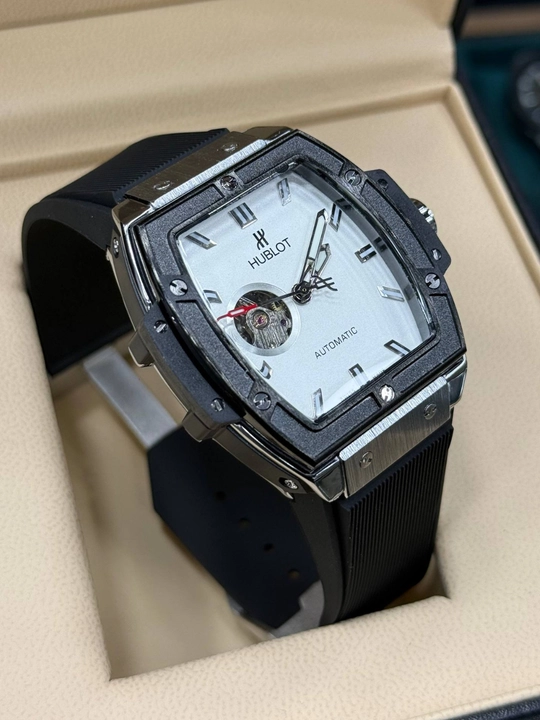 Erkaklar qo'l soati hublot, mexanika qo'l soati,karobka dakument hujjatlari