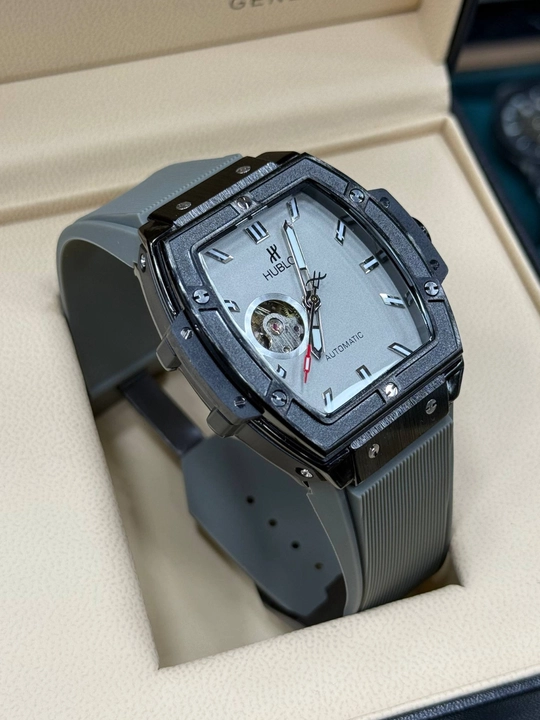 Erkaklar qo'l soati hublot, mexanika qo'l soati,karobka dakument hujjatlari
