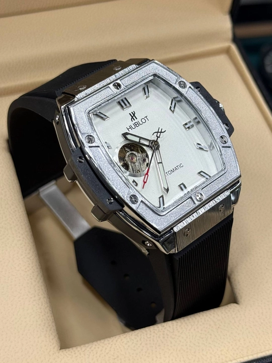 Erkaklar qo'l soati hublot, mexanika qo'l soati,karobka dakument hujjatlari