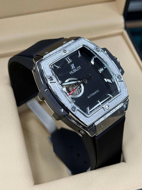 Erkaklar qo'l soati hublot, mexanika qo'l soati,karobka dakument hujjatlari
