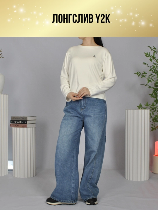 Ayollar longsliv oversize, kundalik longsliv, yupqa nafas oladigan longsliv