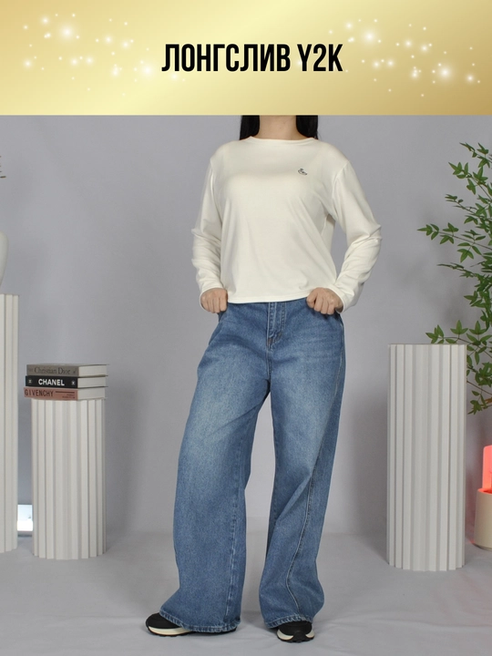 Ayollar longsliv oversize, kundalik longsliv, yupqa nafas oladigan longsliv