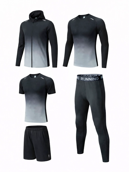 Erkaklar uchun sport to‘plami, 5 tasi 1 da, krossfit va yugurish uchun