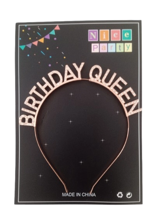 Ободок для именинницы  «Birthday Queen»  и Диадема на день рождение " Happy Birthday"