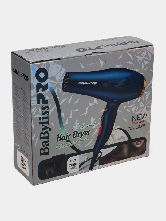 Фены BaByliss PRO: BA-6661, BA-6662 и BY-1208, для сушки и укладки