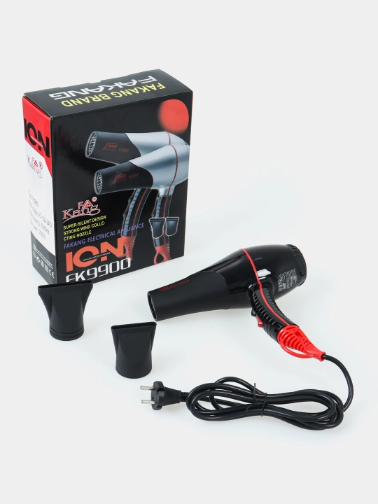 FaKang professional fen, ION FK-9900, sochlarni quritish va turmaklash uchun