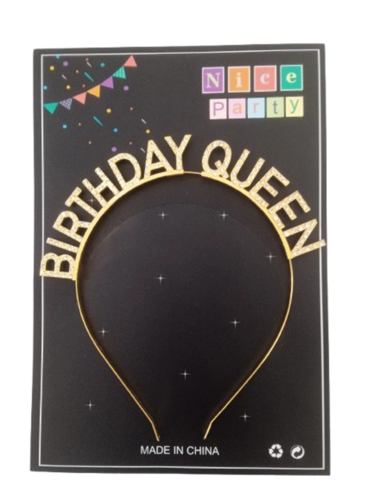 Ободок для именинницы  «Birthday Queen»  и Диадема на день рождение " Happy Birthday"