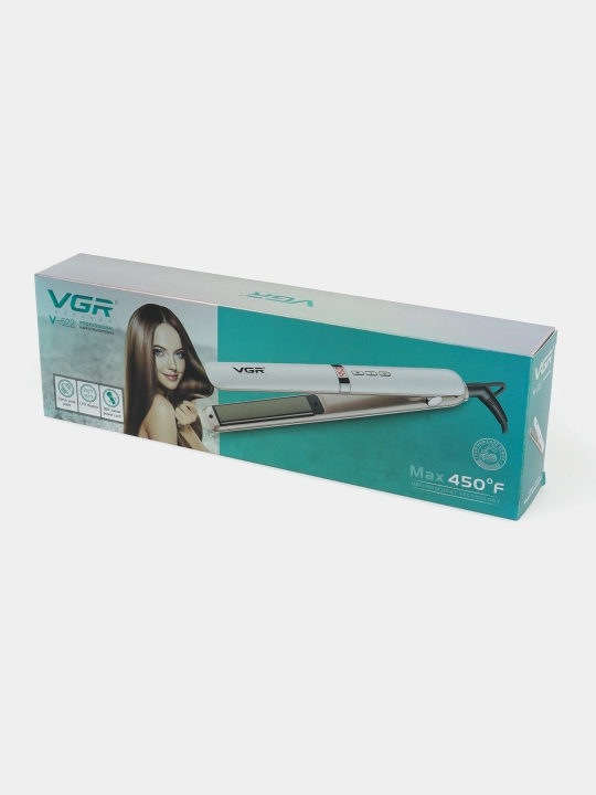 Professional to‘g‘rilovchi soch dazmoli VGR V-509, V-516, V-522, LCD displeyli keramik