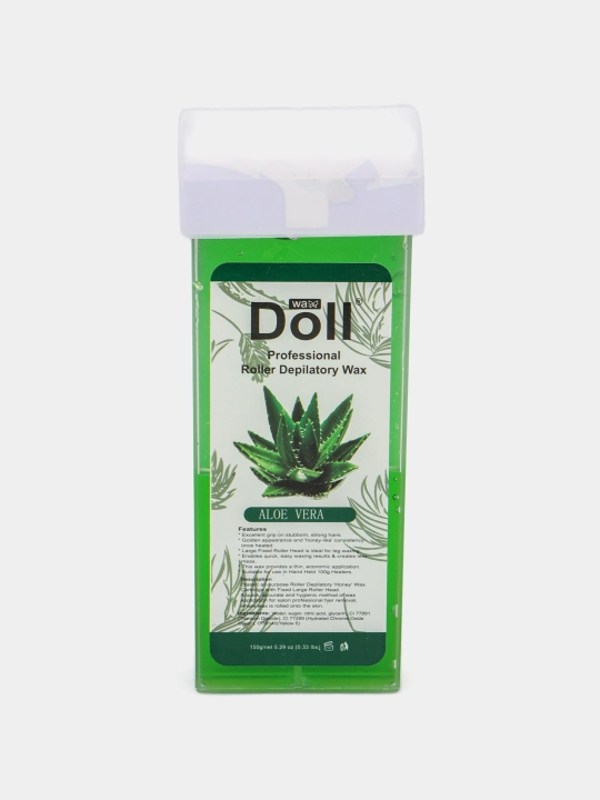 Professional Doll Wax kartrij mumi, depilyatsiya uchun mum kartrij, 100 gr